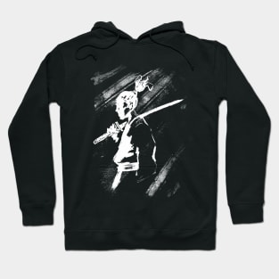 Samurai Ink White Hoodie